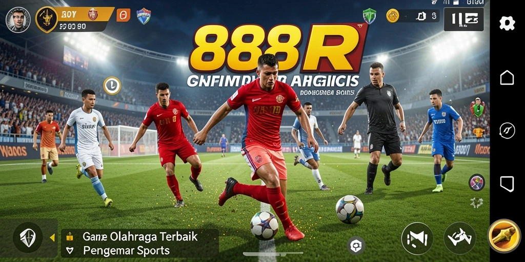 Gameplay mendebarkan dari 888R dalam olahraga kompetitif.