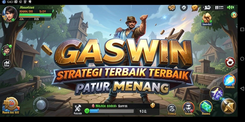 Tampilan gameplay GASWIN yang menegangkan dan strategis.