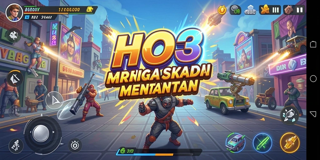 Screenshot menampilkan gameplay HO3 yang menantang dan seru.
