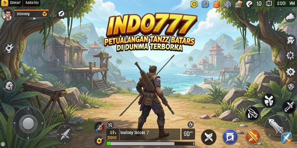Tampilan gameplay epic dari INDO777 dengan petualangan Open World.