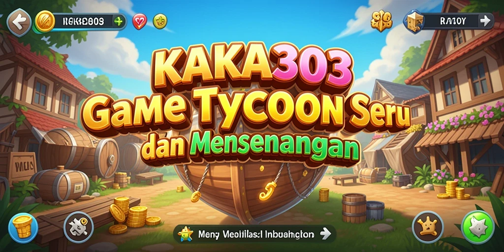 Screenshot gameplay KAKA303 yang menampakkan keseruan membangun bisnis.