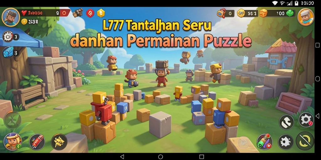 Tampilan gameplay L777 yang seru dan menantang teka-teki.