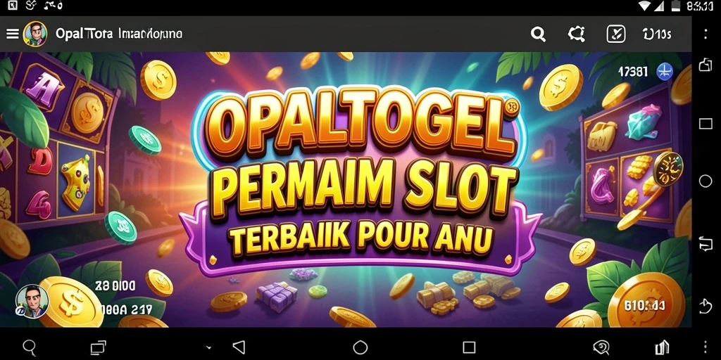 Screenshot utama OPALTOGEL menampilkan putaran slot yang seru dan menarik.