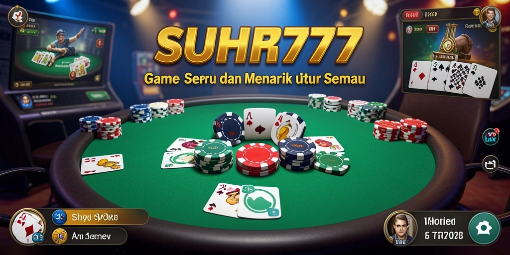 Tangkapan layar gameplay seru di SUHU777 dengan antarmuka poker yang menarik.
