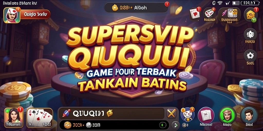 Screenshot dari gameplay QiuQiu yang seru dan menghibur.